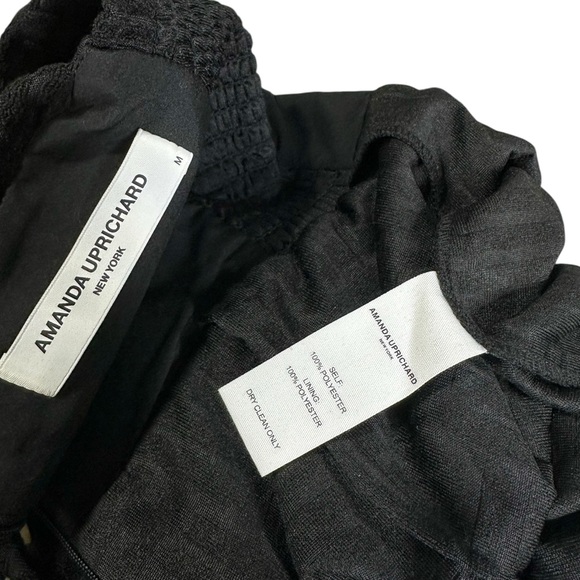 NEW AMANDA UPRICHARD Taylor Skort Romper, Black, Medium - Picture 11 of 12